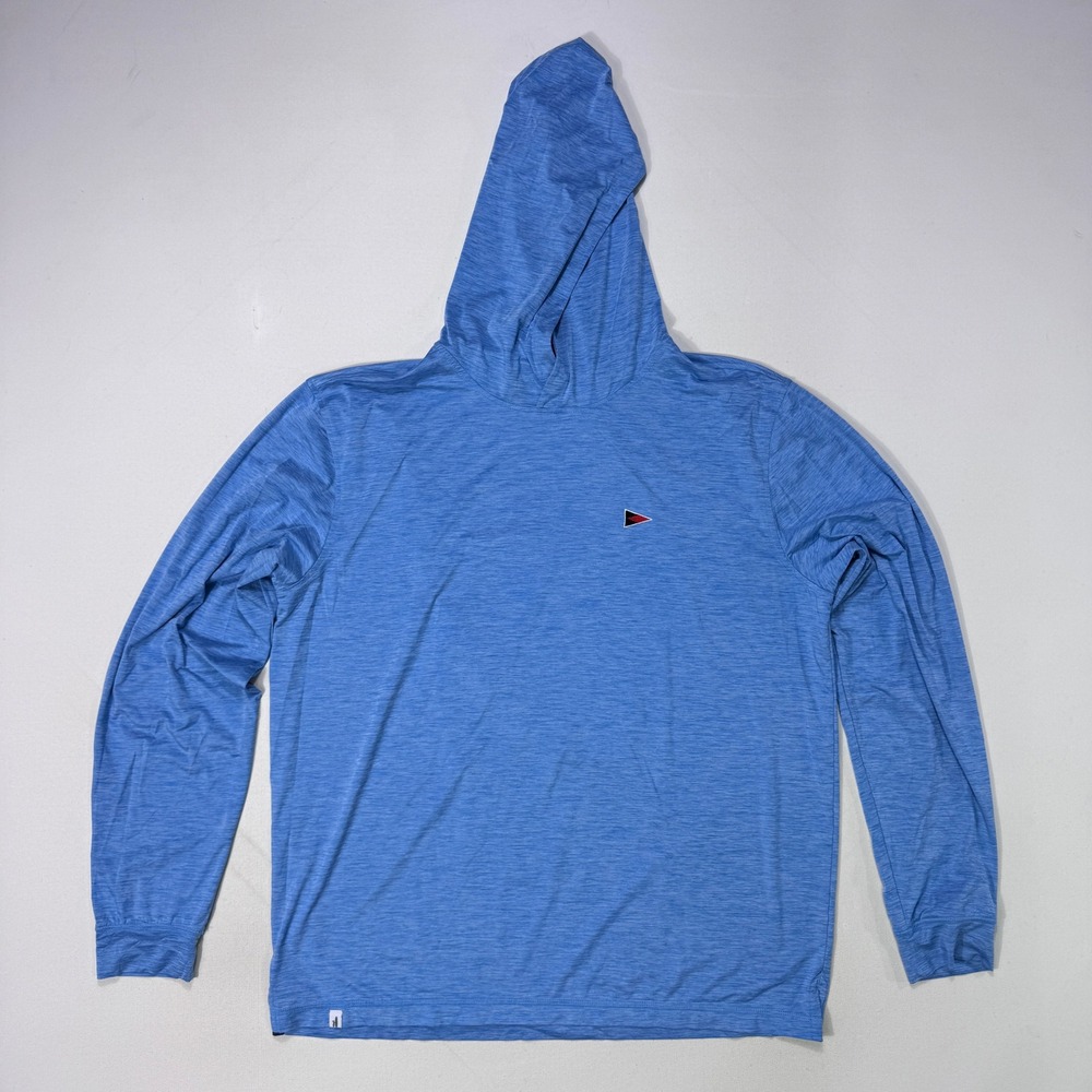 Johnnie-O Westhampton Country Club Talon Hoodie UPF 50 Blue Men's Large Active